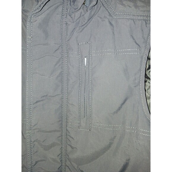 Levi's Vest Mens Size Medium 38×27 Black Lined 100% Nylon Buttoned Zipper 2011 - Picture 13 of 15